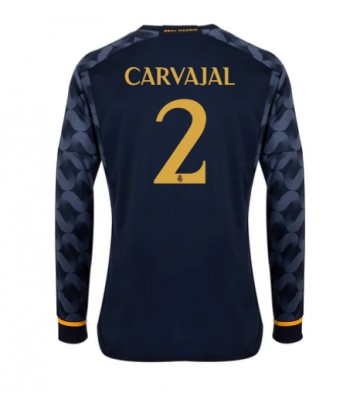 Maillot de foot Real Madrid Daniel Carvajal #2 Extérieur 2023-24 Manche Longue